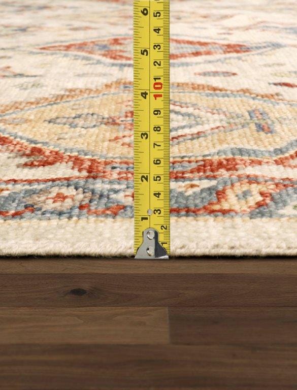 Nomad Collection Hand-Knotted Wool Area Rug- 8' 0" X 10' 0"