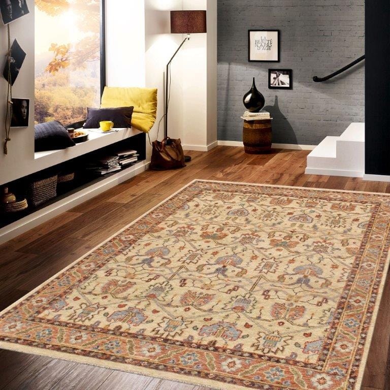 Nomad Collection Hand-Knotted Wool Area Rug- 8' 0" X 10' 0"