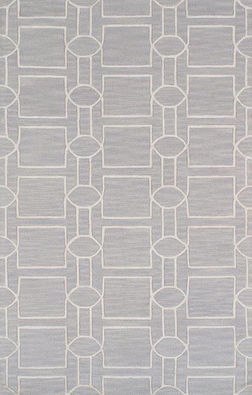 Transitional Collection Hand-Tufted Silk & Wool Area Rug- 4' 0" X 6' 0"