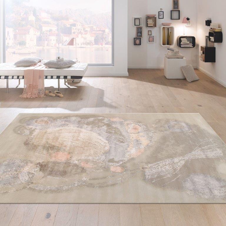 Modern Collection Hand-Tufted Silk & Wool Area Rug-12' 3" X 15' 3"