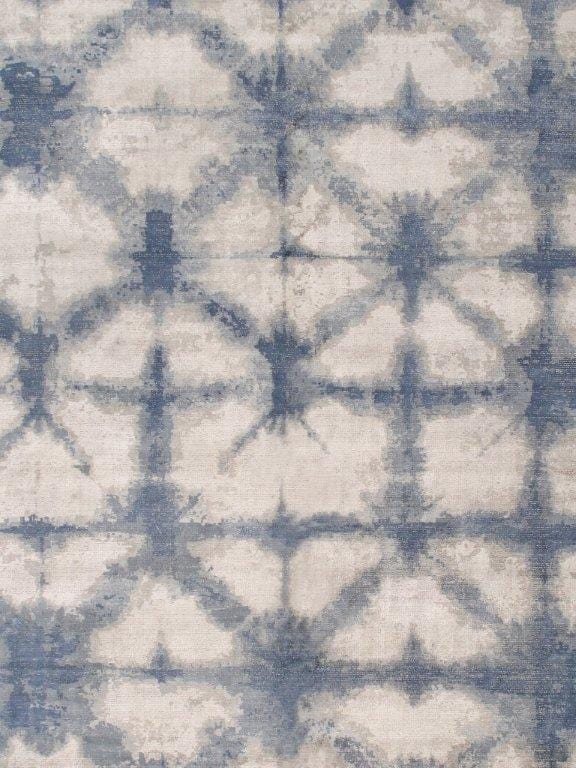 Shibori Collection Hand-Loomed Silk & Wool Area Rug- 6' 0" X 9' 0"