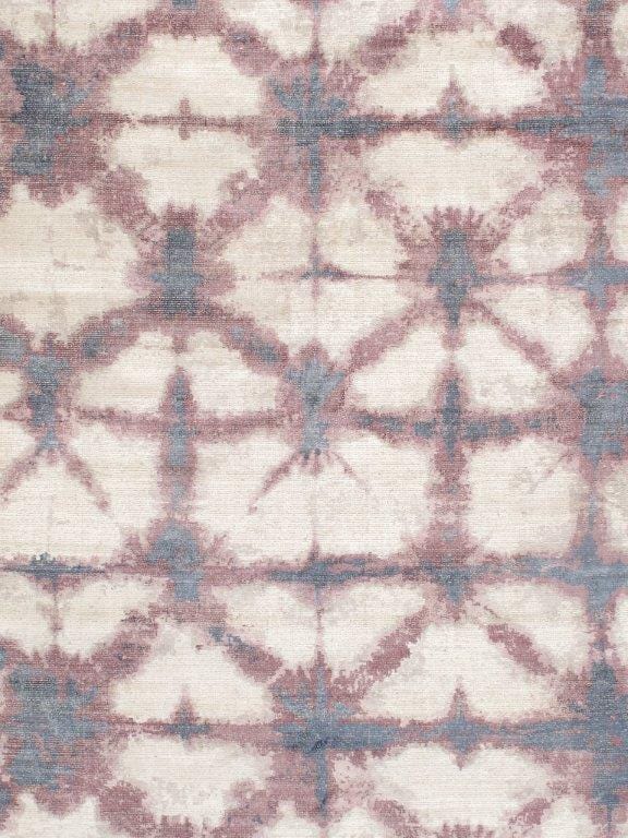 Shibori Collection Hand-Loomed Silk & Wool Area Rug- 8' 0" X 10' 0"