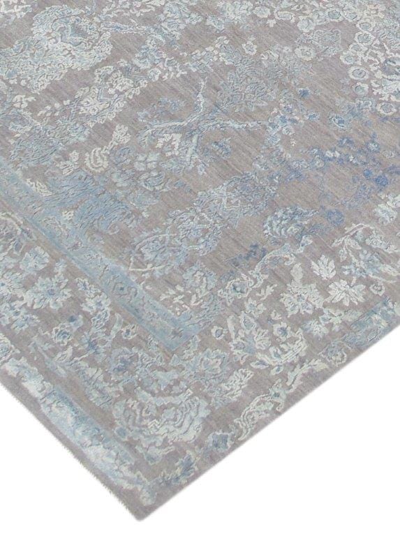 Transitional Collection Hand-Knotted Silk & Wool Area Rug- 8' 1" X 10' 0"