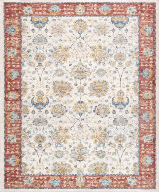 Heritage Collection Power Loom Area Rug- 5' 0" X 8' 0"