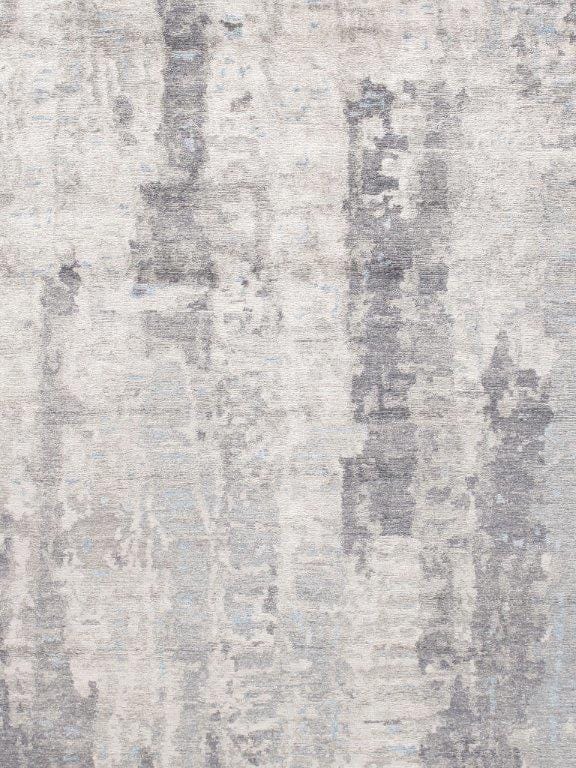 Modern Collection Hand-Knotted Silk & Wool Area Rug