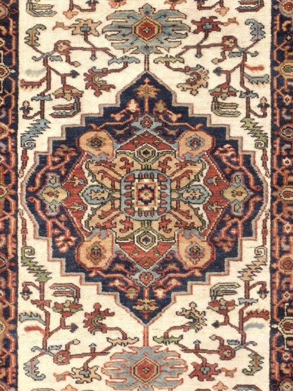 Serapi Collection Hand-Knotted Wool Area Rug- 3' 1" X 19'11"