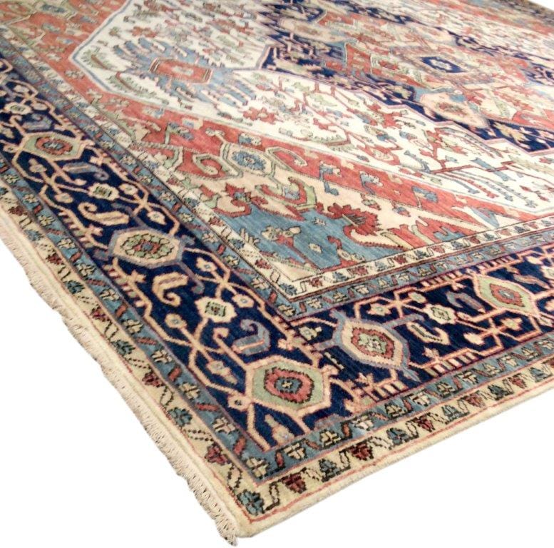 Serapi Collection Hand-Knotted Wool Area Rug- 3' 1" X 19'11"