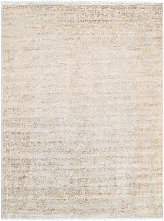 Transitional Collection Hand-Knotted Silk & Wool Area Rug- 9' 0" X 12' 0"