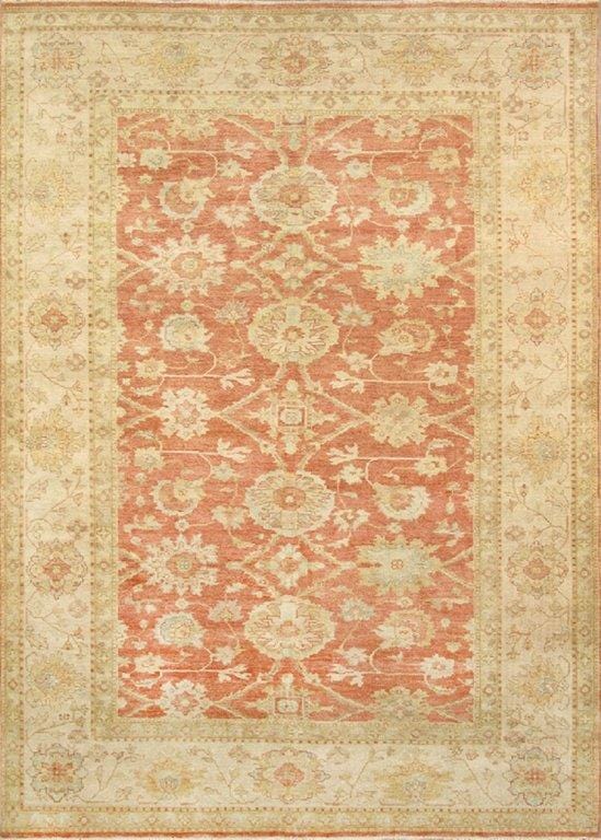 Sultanabad Collection Hand-Knotted Lamb's Wool Area Rug- 10' 3" X 14' 1"