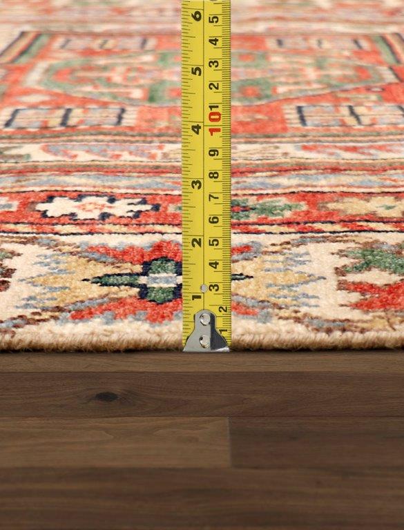 Kazak Collection Hand-Knotted Wool Area Rug- 5' 2" X 8' 0"