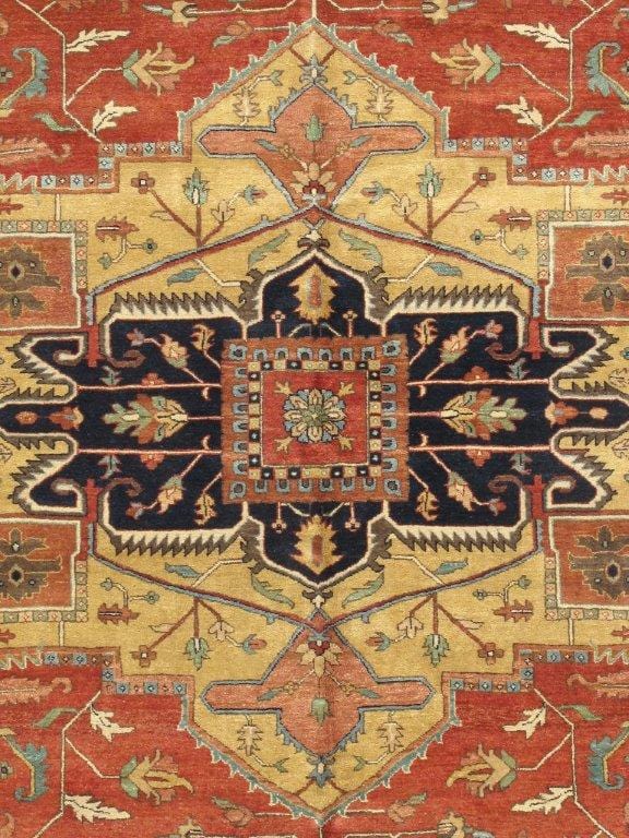 Serapi Collection Hand-Knotted Lamb's Wool Area Rug- 9' 10" X 15' 7"