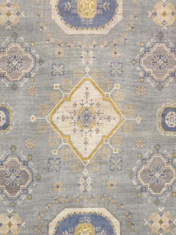 Khotan Collection Hand-Knotted Wool Area Rug- 9' 1" X 12' 2"