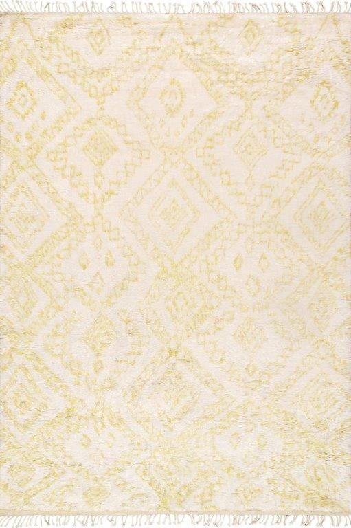 Casablanca Moroccan Collection Hand-Knotted Wool Area Rug- 7' 9" X 9' 7"