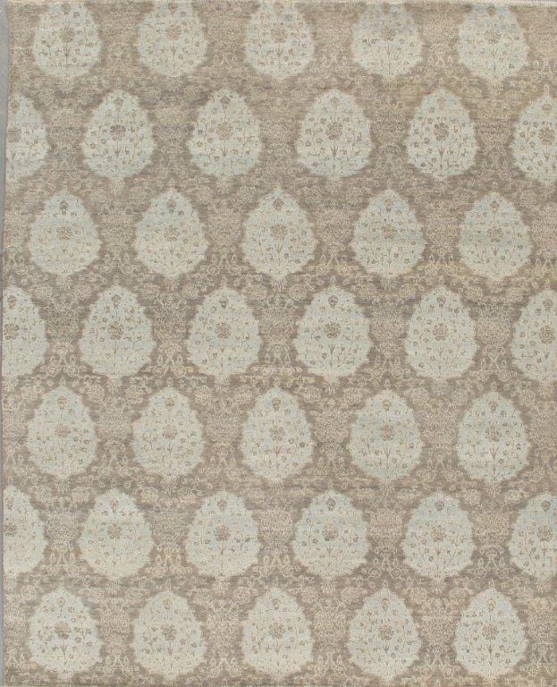 Transitional Collection Hand-Knotted Lamb's Wool Area Rug- 8' 0" X 9' 11"