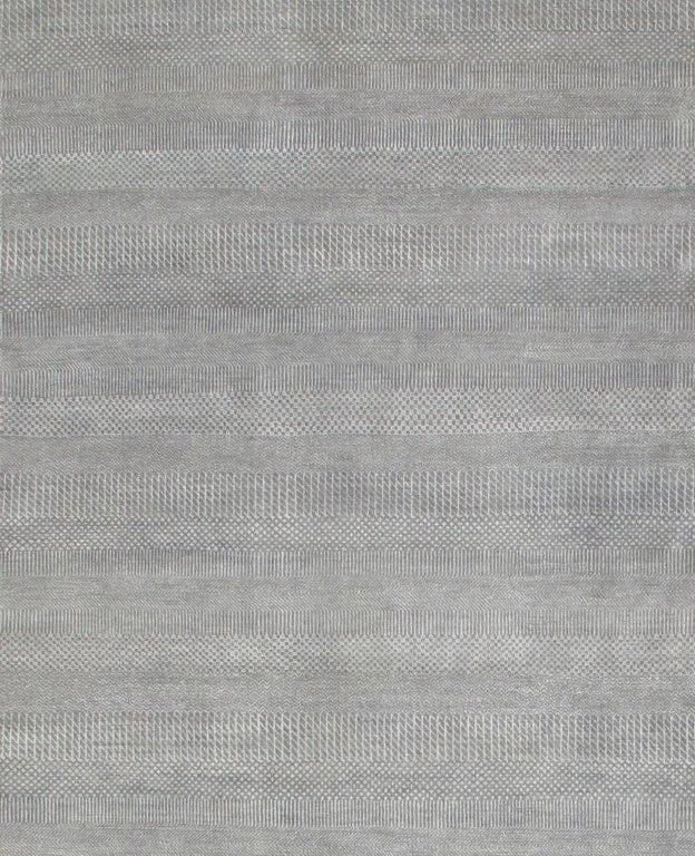 Transitional Collection Hand-Knotted Silk & Wool Area Rug- 8' 10" X 12' 1"