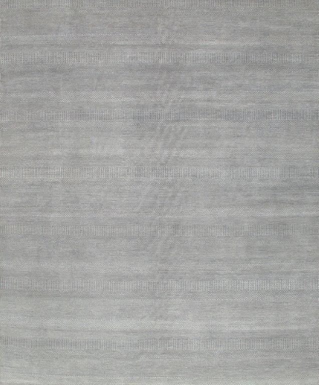 Transitional Collection Hand-Knotted Silk & Wool Area Rug- 8' 10" X 12' 1"