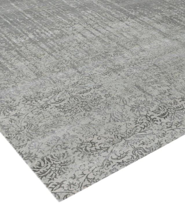 Transitional Collection Hand-Knotted Silk & Wool Area Rug- 7' 11" X 9' 8"