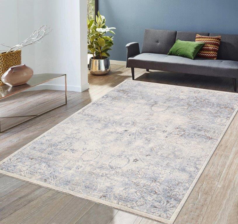 Transitiona Collection Hand-Knotted Silk & Wool Area Rug- 7'11" X 9'10"