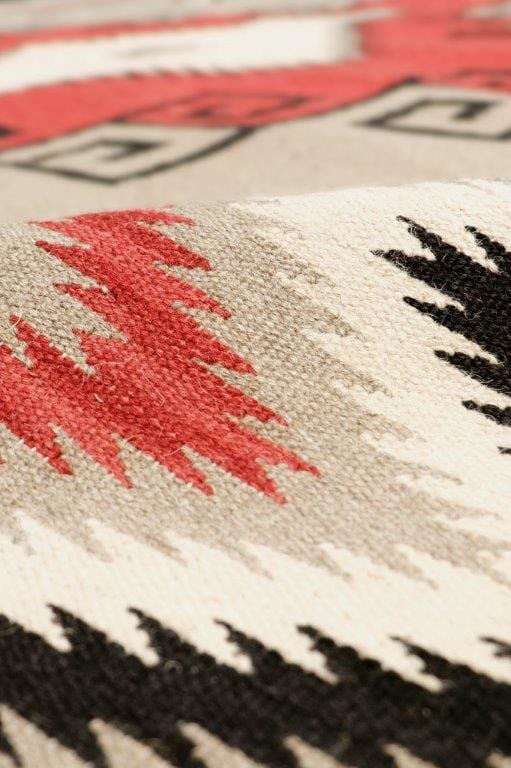 Navajo Style Hand-Woven Wool Mocha Area Rug-10' 0" X 14' 1"