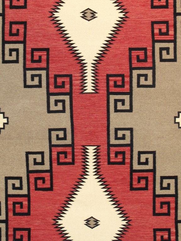 Navajo Style Hand-Woven Wool Mocha Area Rug-10' 0" X 14' 0"
