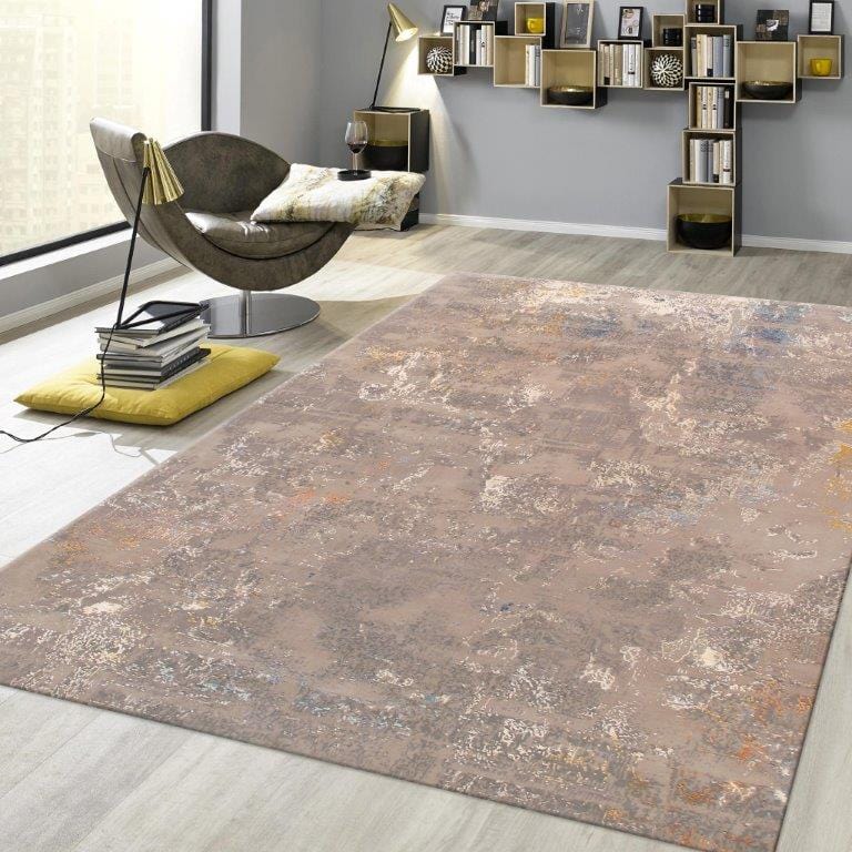 Modern Collection Hand-Tufted Silk & Wool Area Rug- 9' 2" X 12' 3"