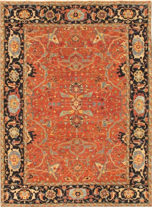 Ferehan Collection Hand-Knotted Lamb's Wool Area Rug- 10' 3" X 14' 3"