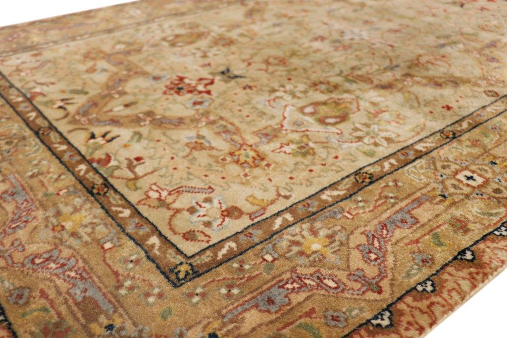 Tabriz Collection Traditional Hand-Knotted Lamb's Wool Runner Rug- 2' 9" X 13' 0"