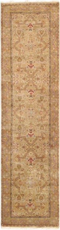 Tabriz Collection Traditional Hand-Knotted Lamb's Wool Runner Rug- 2' 9" X 13' 0"