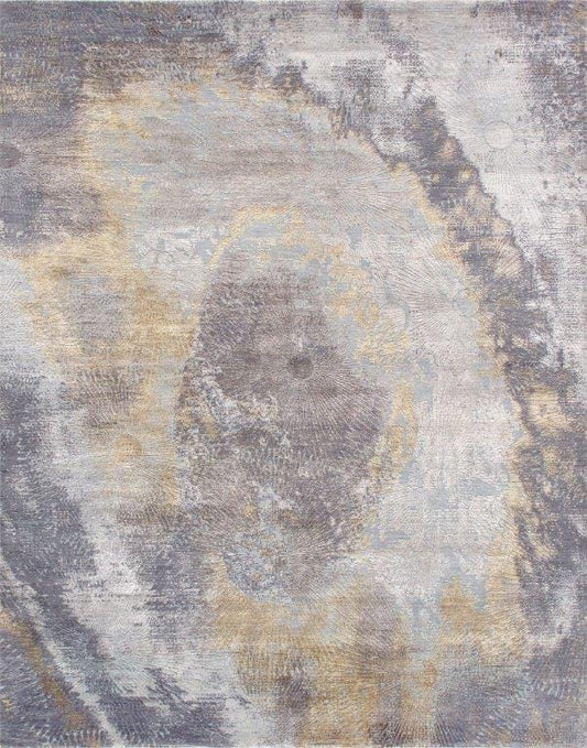 Cosmo Collection Hand-Knotted Silk & Wool Area Rug- 9' 1" X 12' 1"