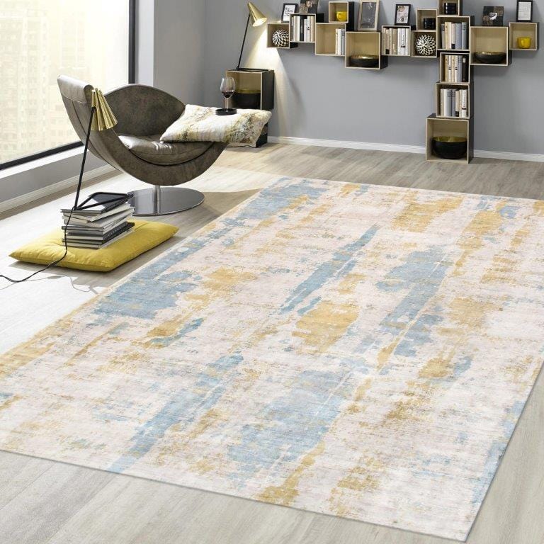 Mirage Collection Hand-Loomed Silk Area Rug- 7' 9" X 9' 9"