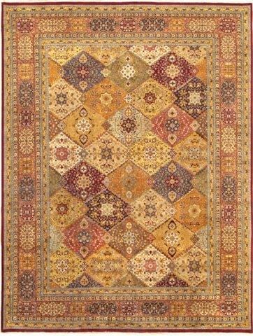Tabriz Collection Hand-Knotted Lamb's Wool Runner- 2' 8" X 9' 8"