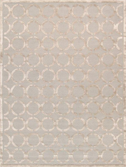 Edgy Collectoin Hand-Tufted Silk & Wool Rug-5' 0" X 8' 0"