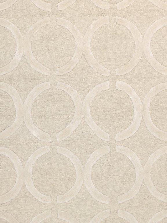 Edgy Collection Hand-Tufted Silk & Wool Area Rug- 12' 0" X 15' 0"