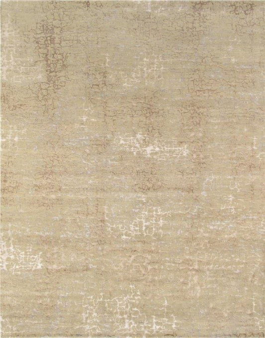 Modern Collection Hand-Knotted Silk & Wool Area Rug- 2' 0" X 3' 0"