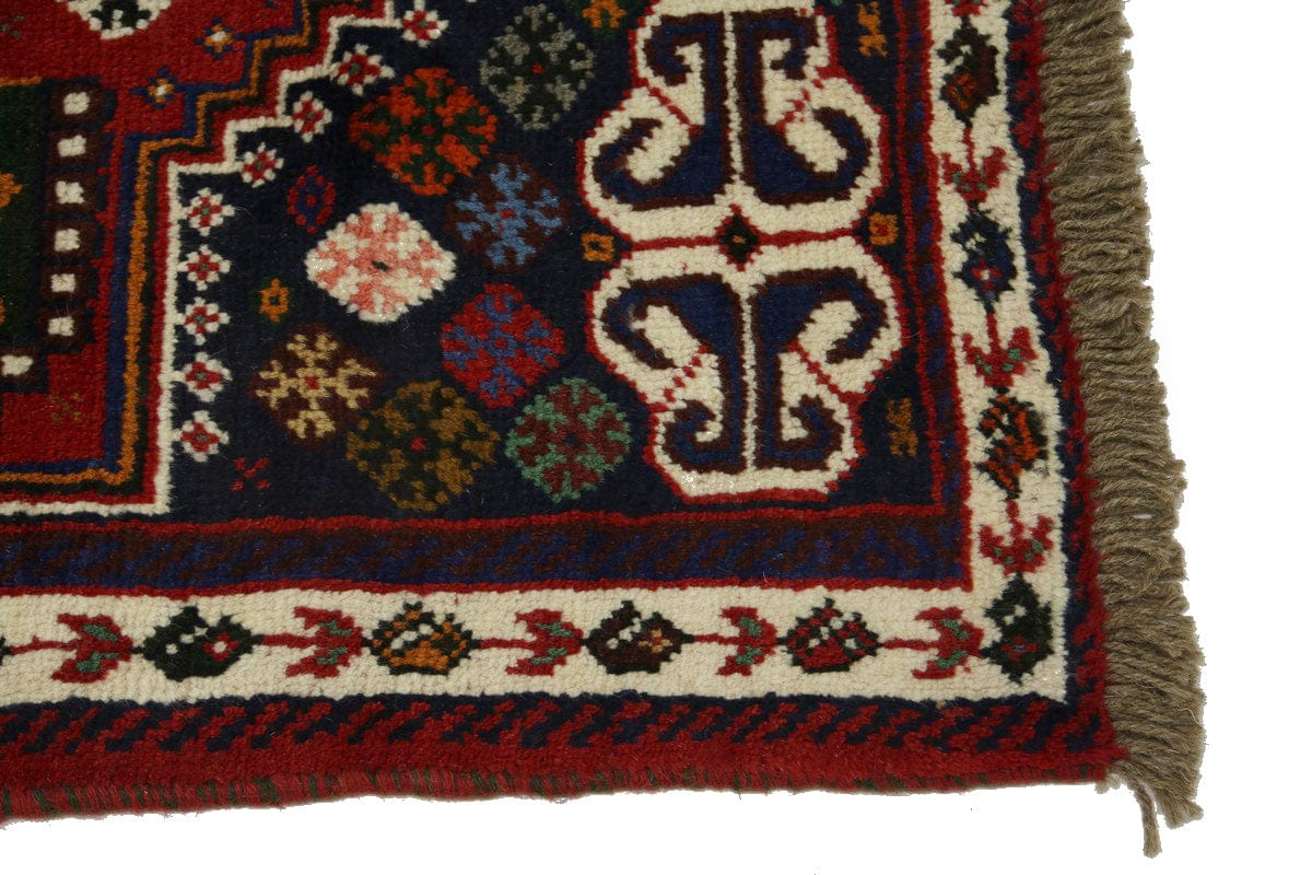 Red Tribal 3X5 Shiraz Persian Rug