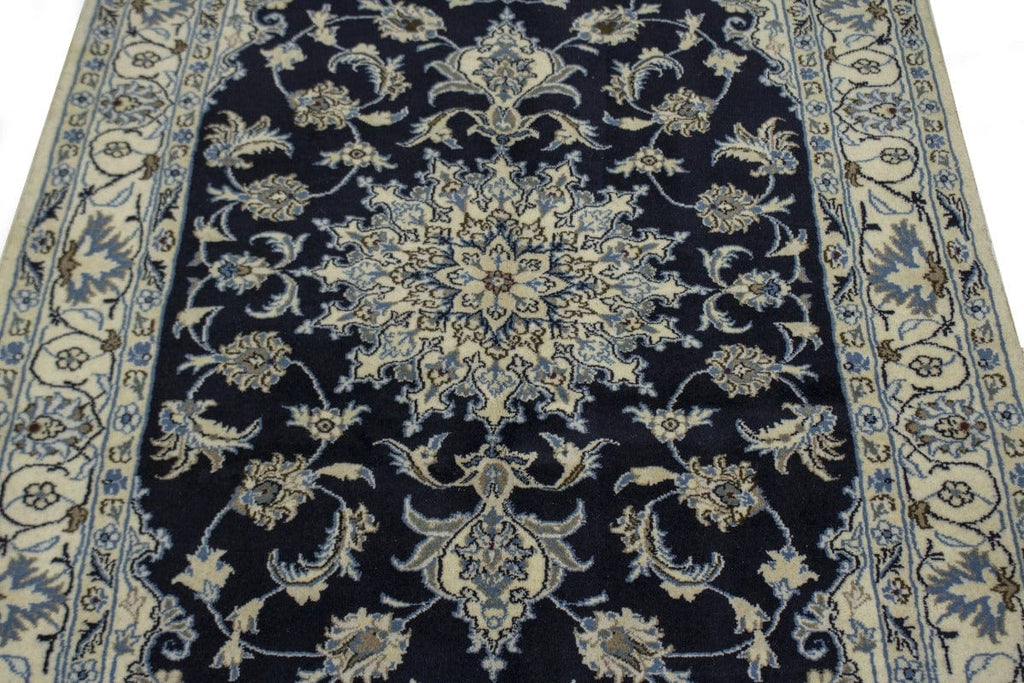 Navy Blue Classic 4X7 Nain Persian Rug