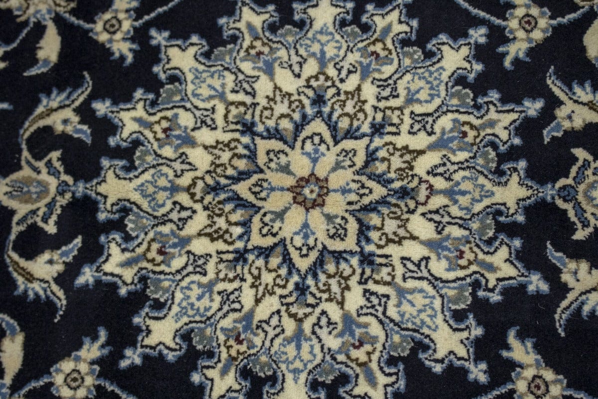 Navy Blue Classic 4X7 Nain Persian Rug