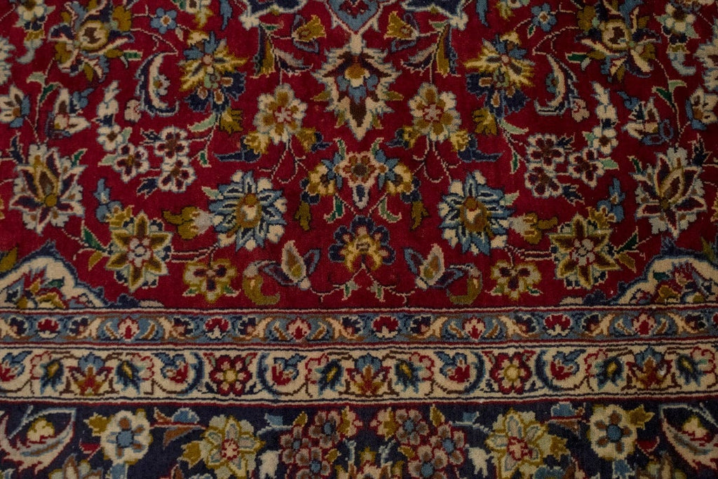 Vintage Red Traditional 10X12 Najafabad Persian Rug