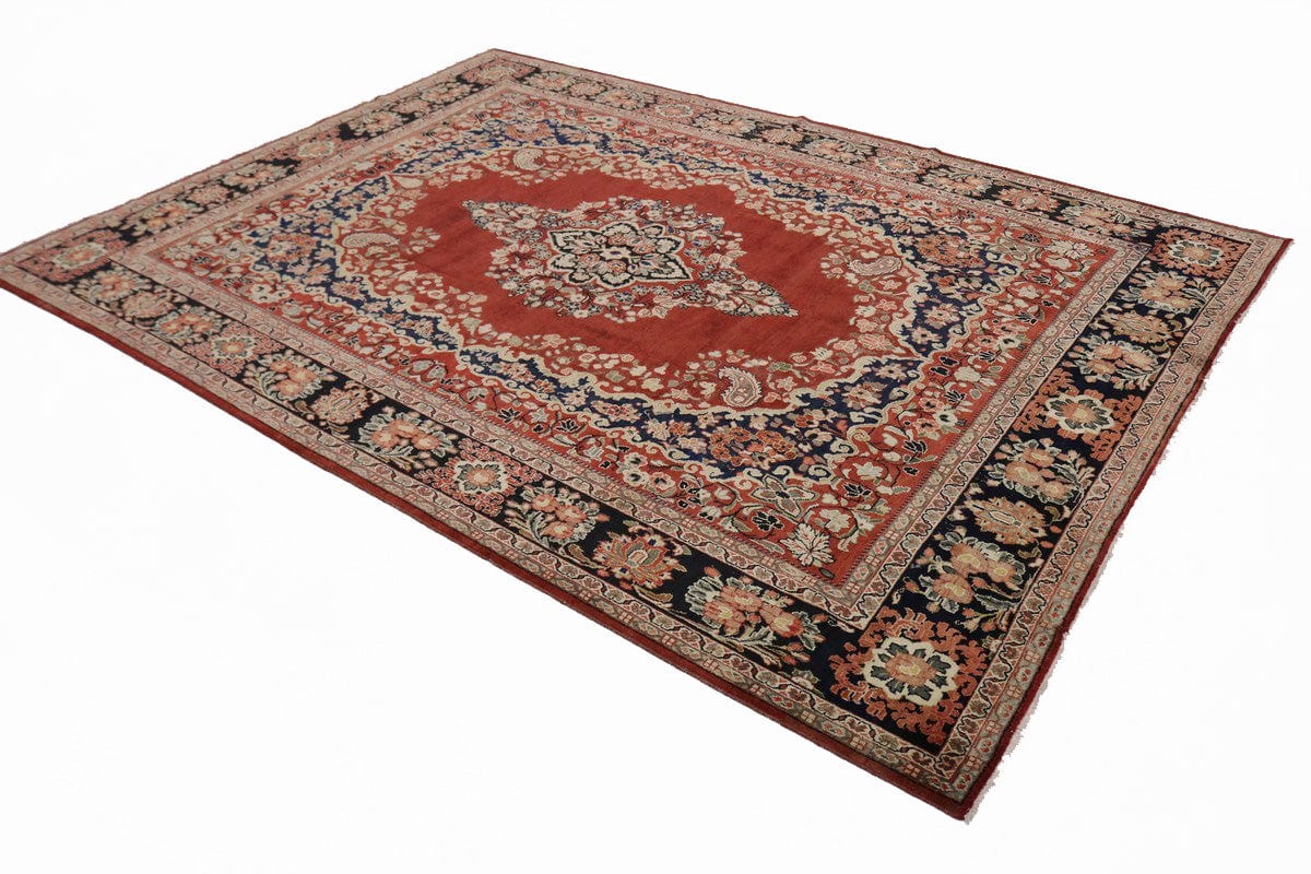 Antique Red Floral Classic 11X14 Mahal Persian Rug