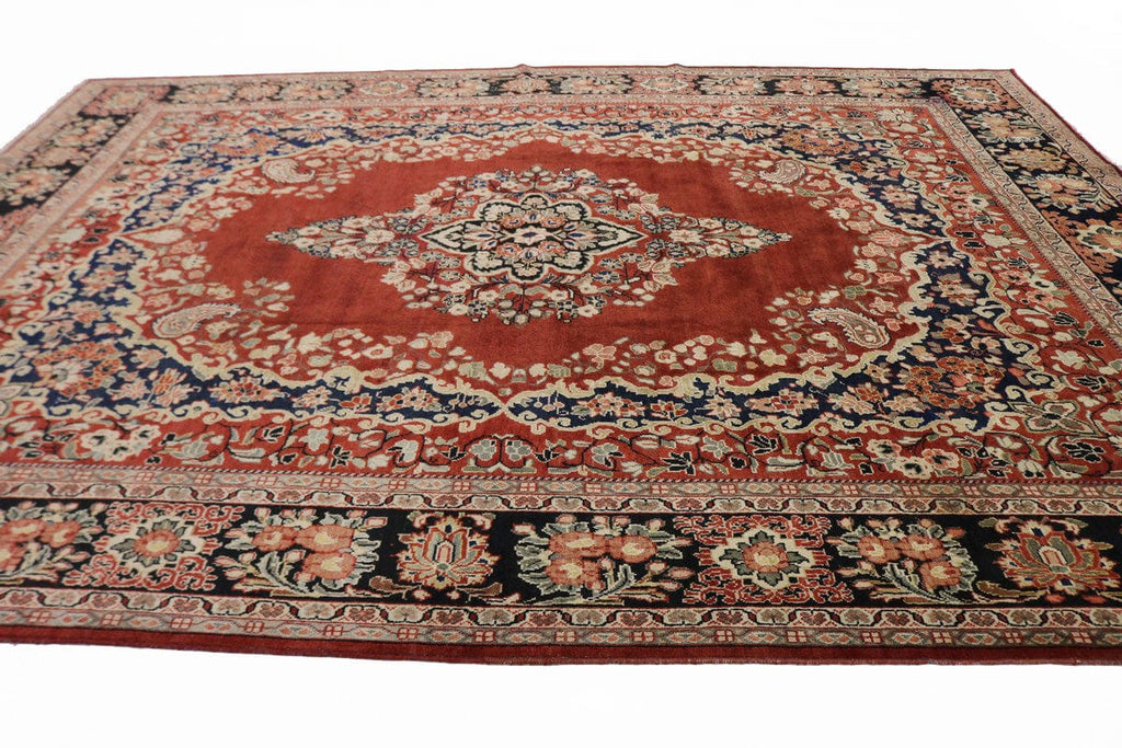 Antique Red Floral Classic 11X14 Mahal Persian Rug