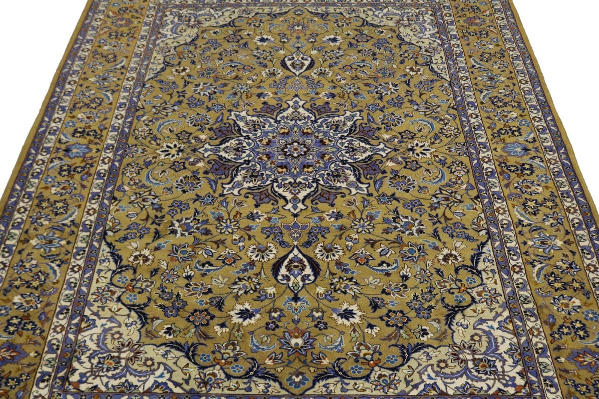 Vintage Khaki Traditional 9'0X12'6 Najafabad Persian Rug