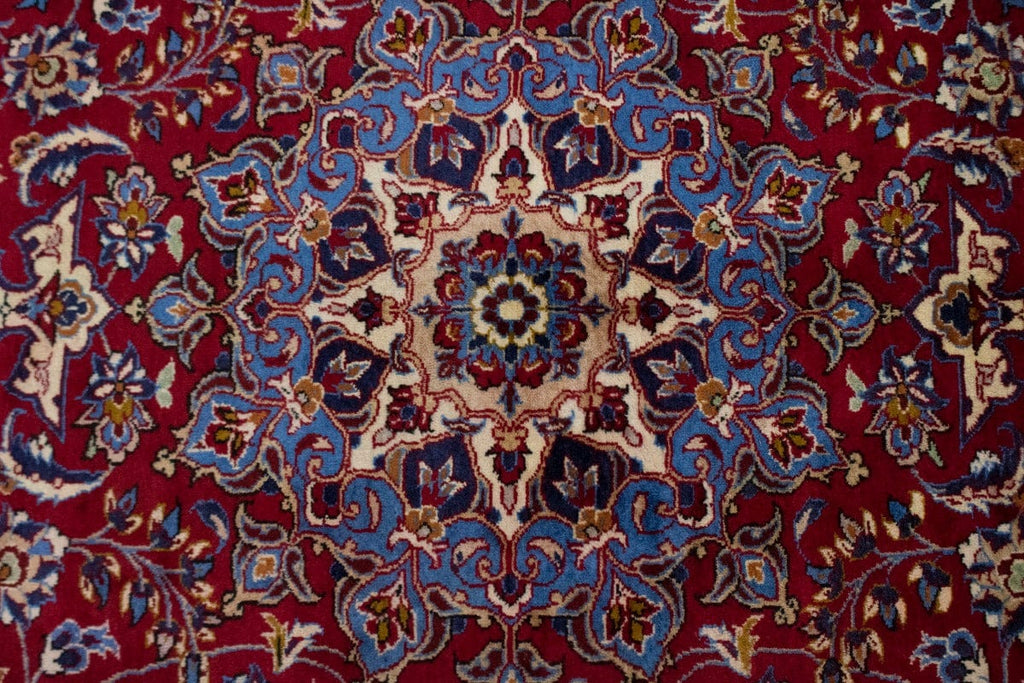 Vintage Red Traditional 10X13 Najafabad Persian Rug
