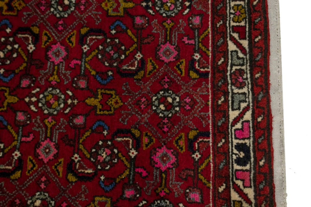 Vintage Red Tribal 3'1X5'6 Hamedan Persian Rug