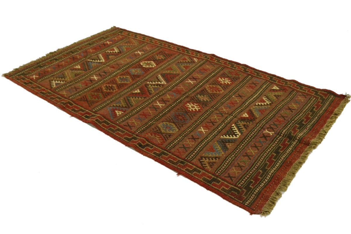 Tribal 4x7 Sumak Persian Rug