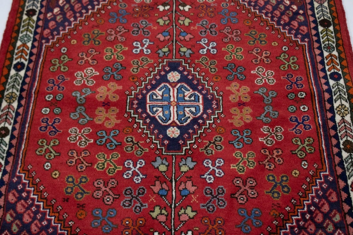 Red Tribal 3X5 Shiraz Persian Rug