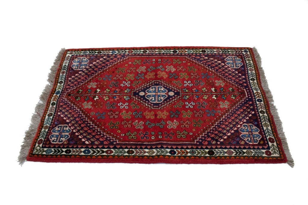 Red Tribal 3X5 Shiraz Persian Rug