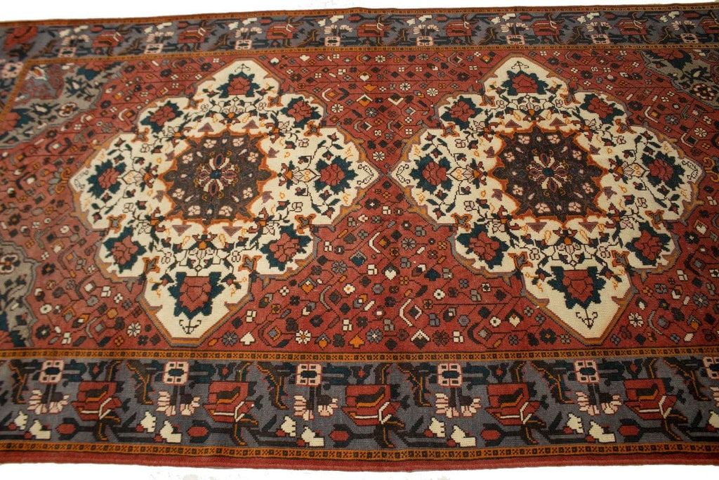 Semi Antique Vintage Floral 5'7X10 Bakhtiari Persian Rug