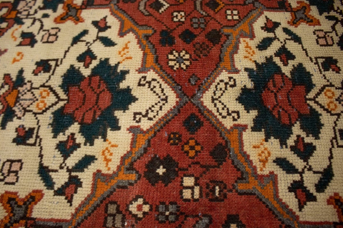 Semi Antique Vintage Floral 5'7X10 Bakhtiari Persian Rug