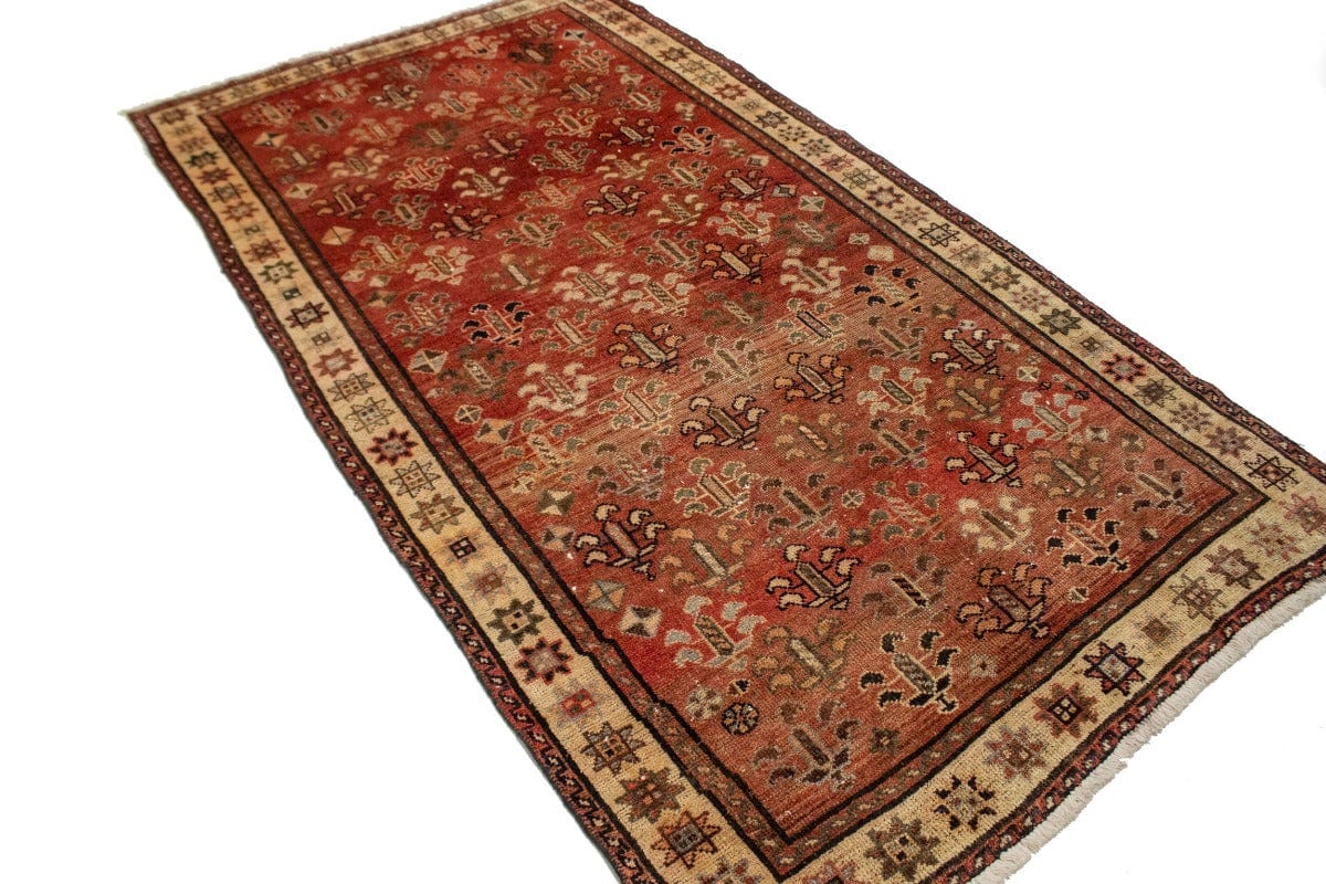 Antique Floral Tribal 5X9 Shiraz Persian Rug