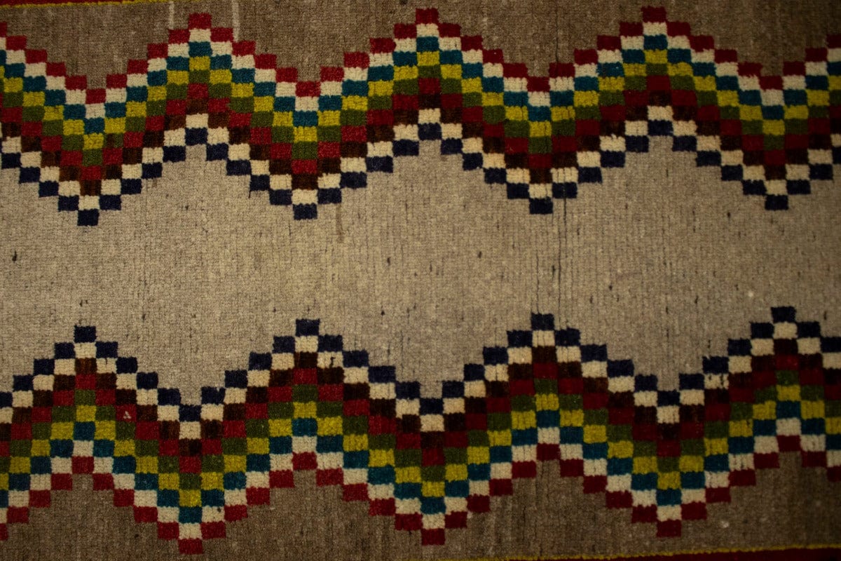 Vintage Multicolored Tribal 3X6 Shiraz Persian Rug